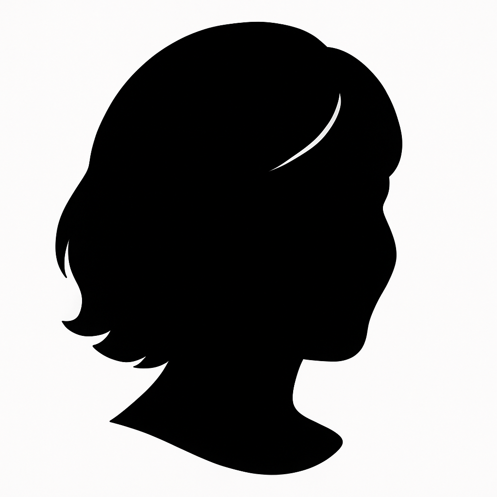 Silhouette von Madeleine Schmid
